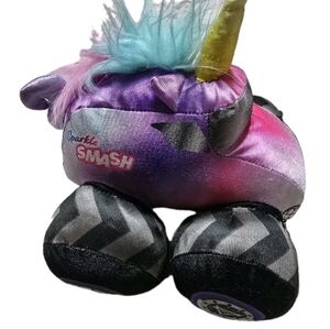 MONSTER JAM 7" Sparkle Smash UNICORN Plush Truck Engine Sounds JCB  Soft Toy Kid